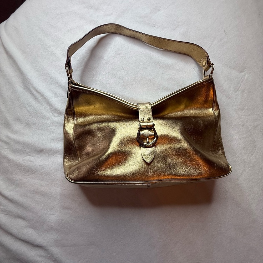 Kate Spade Metallic Gold Shoulder Bag